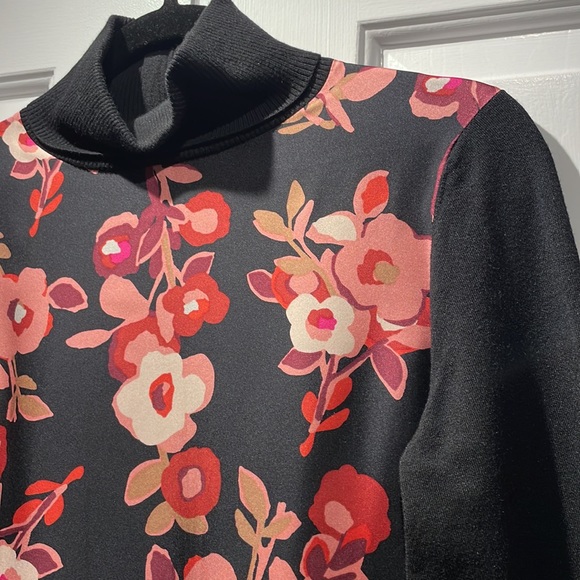 Like New Kate Spade ♠️ Floral Long Sleeve Turtleneck Sweater - Picture 5 of 12